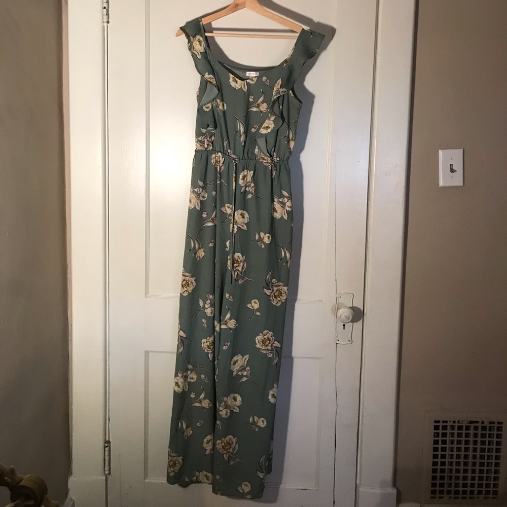 Target Xhiliration floral jumpsuit